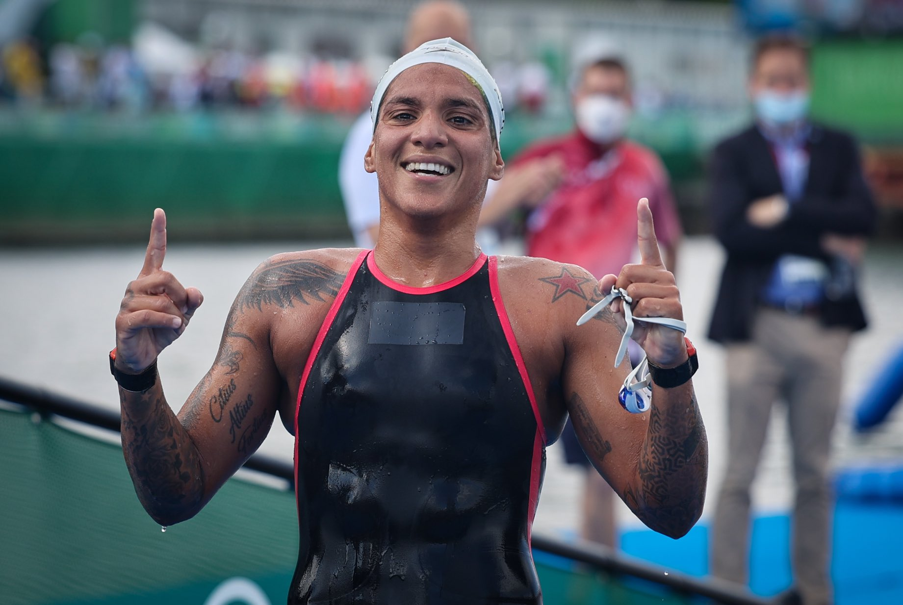 Ana Marcela Cunha é pentacampeã mundial dos 25km de águas abertas Reprodução/Time Brasil