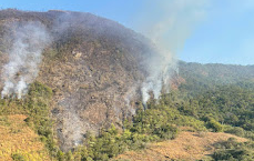 O incêndio começou na quarta-feira (27) Divulgação/ PM