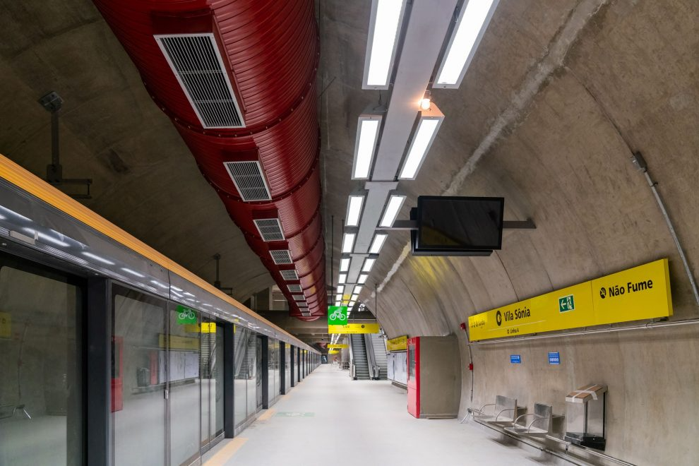 Estação de Metrô Vila Sônia - Linha Amarela Metrô de São Paulo