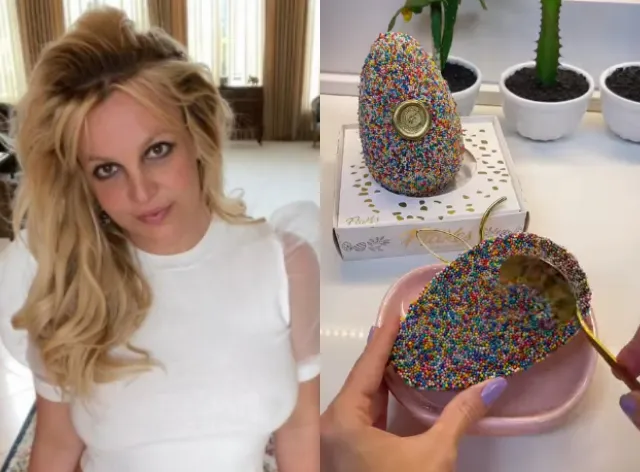A artista ficou com água na boca após ver vídeo de ovo de Páscoa brasileiro