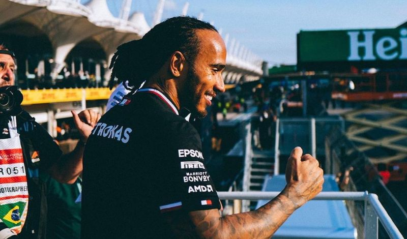 'De volta para onde a mágica acontece', diz Lewis Hamilton na publicação sobre o Brasil Reprodução/Instagram