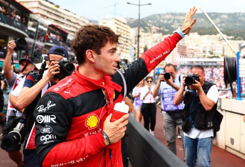 Leclerc celebra nova pole em Mônaco e elogia ritmo da Ferrari