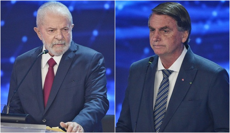 Lula e Bolsonaro disputam corrida presidencial destas eleições Renato Pizzutto/Band