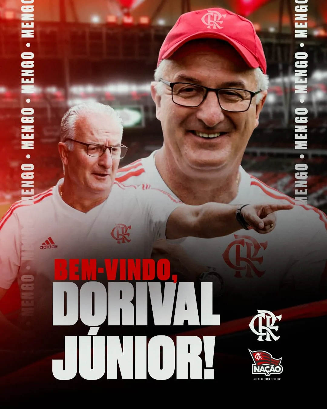 Flamengo anuncia nesta sexta Dorival Júnior como novo técnico do time