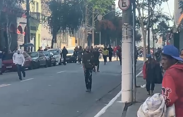 Operação de limpeza da Guarda Civil Metropolitana na região da Cracolândia termina em confusão Foto: BandNews