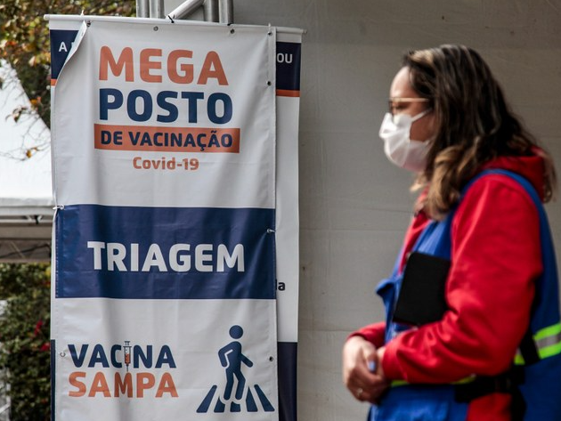 Megaposto de vacinação contra covid-19 em São Paulo Marcelo Pereira/Secom